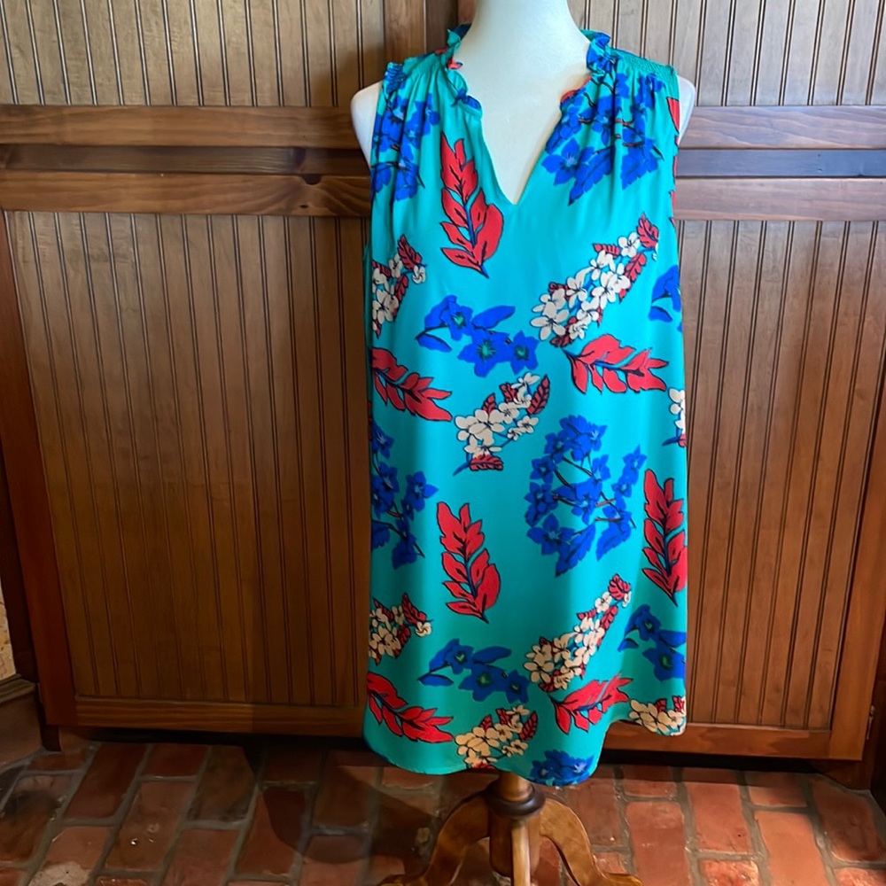 #324, Tabitha Webb, size 12, sleeveless floral summer dress